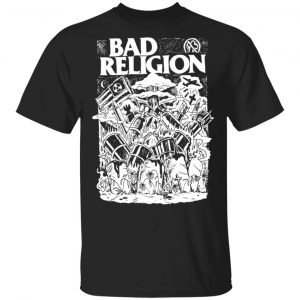 Bad Religion Merch Wasteland Tee Black