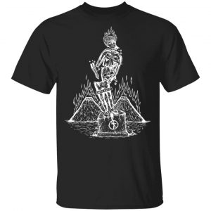 Bad Religion Merch Statue Tee Black