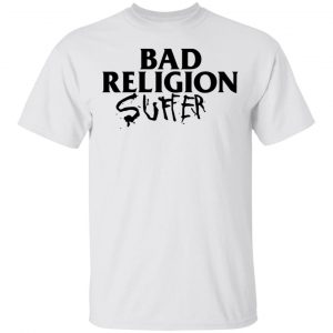 Bad Religion Merch Suffer 1988 Tour Tee White