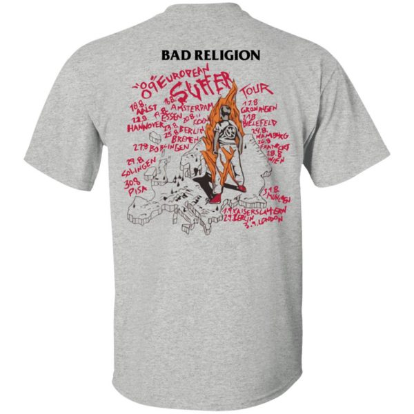 Bad Religion Merch Suffer 1988 Tour Tee White - Merchip8