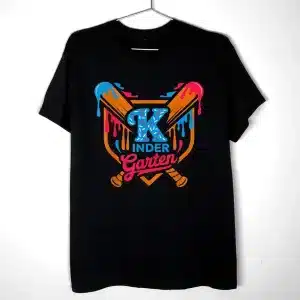 First Day of Kindergarten Baseball Ice Cream Drip Boy Youth Shirt